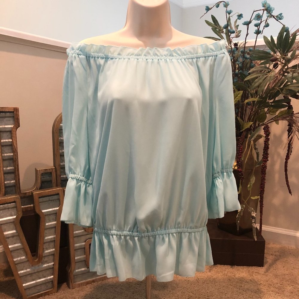 Ralph Lauren Turquoise Top